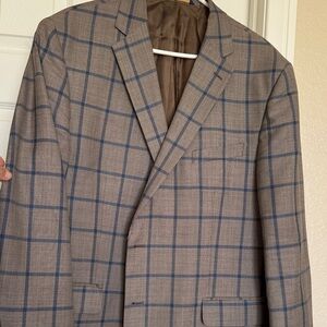 Brooks Brothers  Brown Checkered Blazer